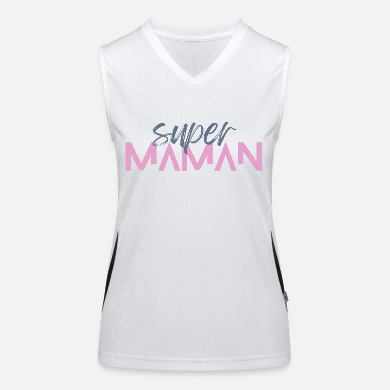 Super Maman Débardeur respirant contrasté Femme