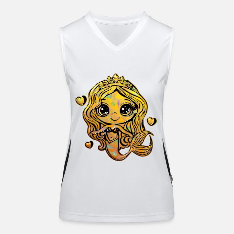 Douce Sirène 3 Débardeur respirant contrasté Femme