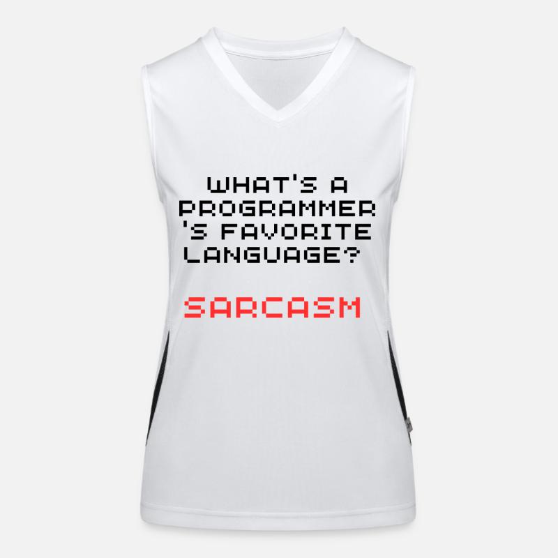 Programeer Tee Funktionelles Kontrast-Tank Top für Frauen