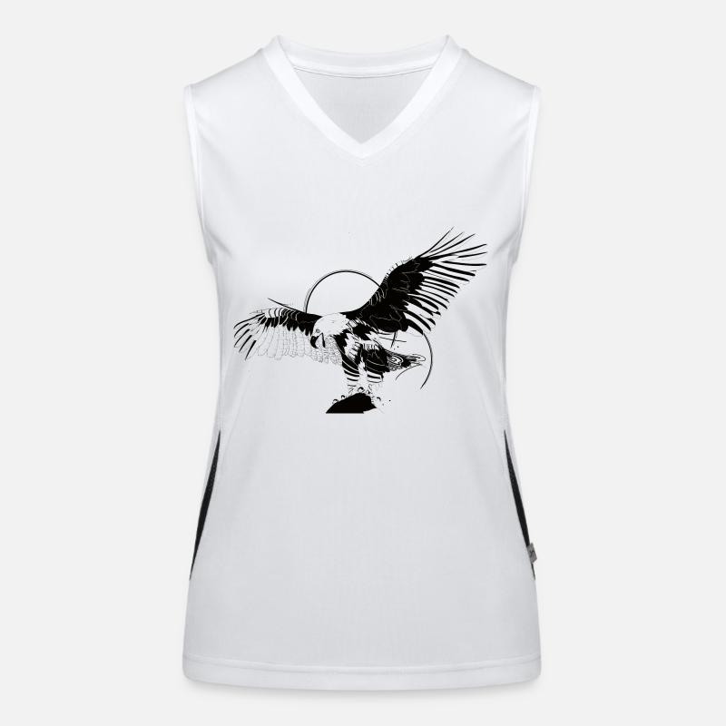 Eagle Funktionelles Kontrast-Tank Top für Frauen
