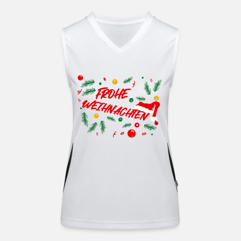 Joyeux Noël - Gui Débardeur respirant contrasté Femme