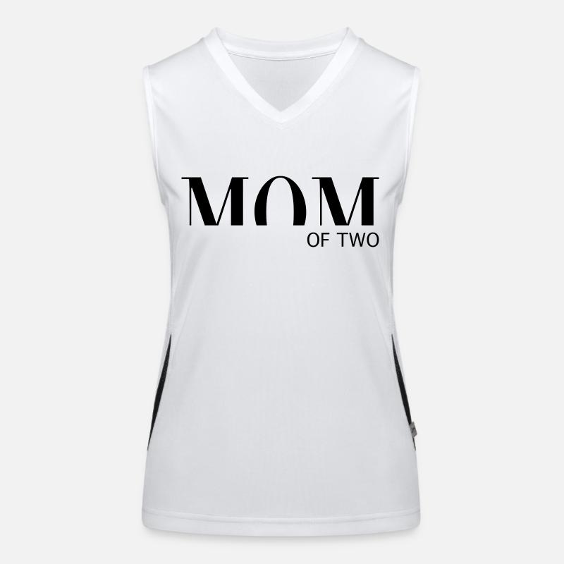 Mama Coole Sprüche Geschenk Mom Funktionelles Kontrast-Tank Top für Frauen