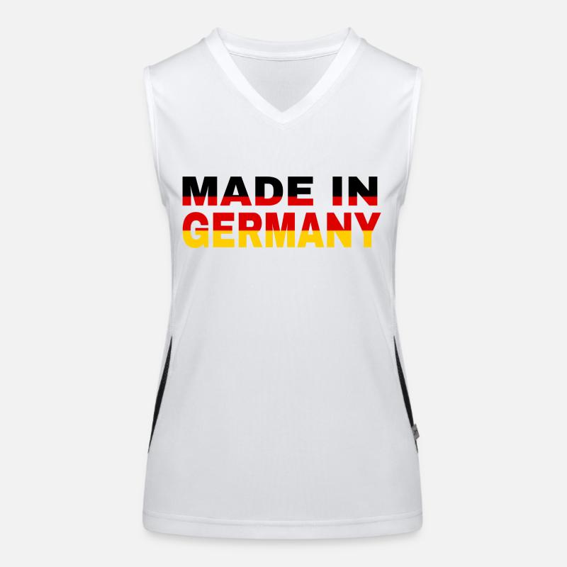 made in Germany Funktionelles Kontrast-Tank Top für Frauen