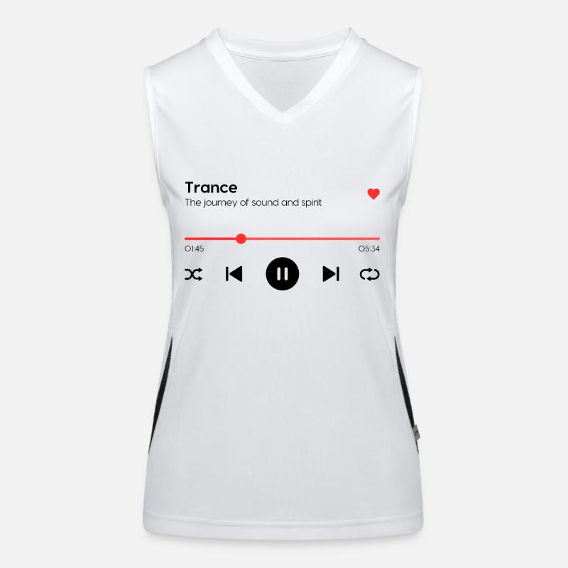 Trance Funktionelles Kontrast-Tank Top für Frauen