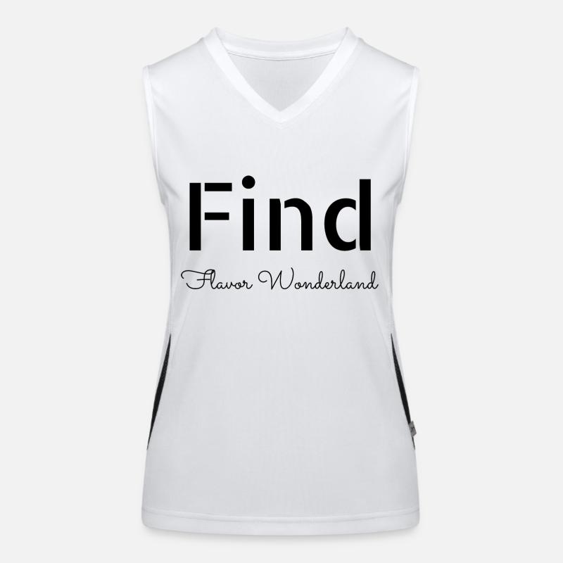statement present idea happy magical flavors Funktionelles Kontrast-Tank Top für Frauen