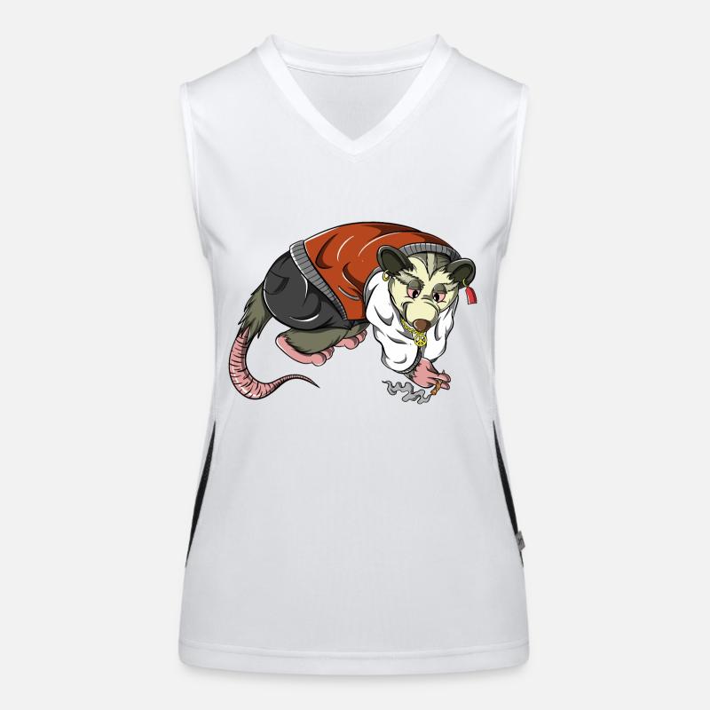 Christoph, Possum Funktionelles Kontrast-Tank Top für Frauen