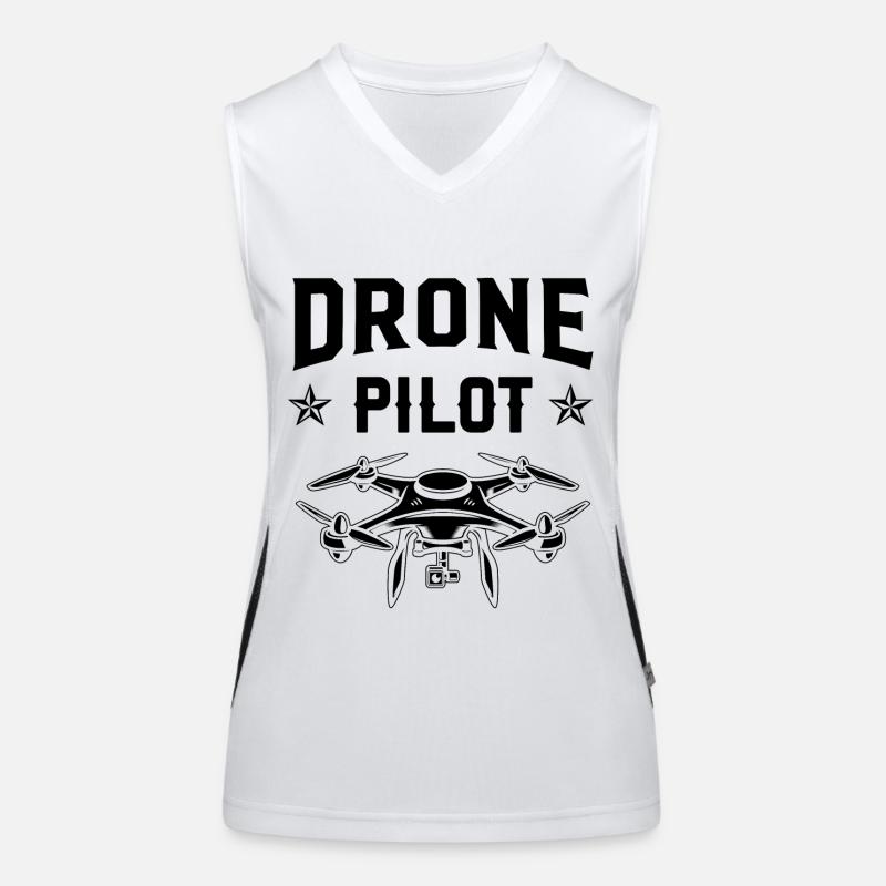 Pilote de drone Débardeur respirant contrasté Femme