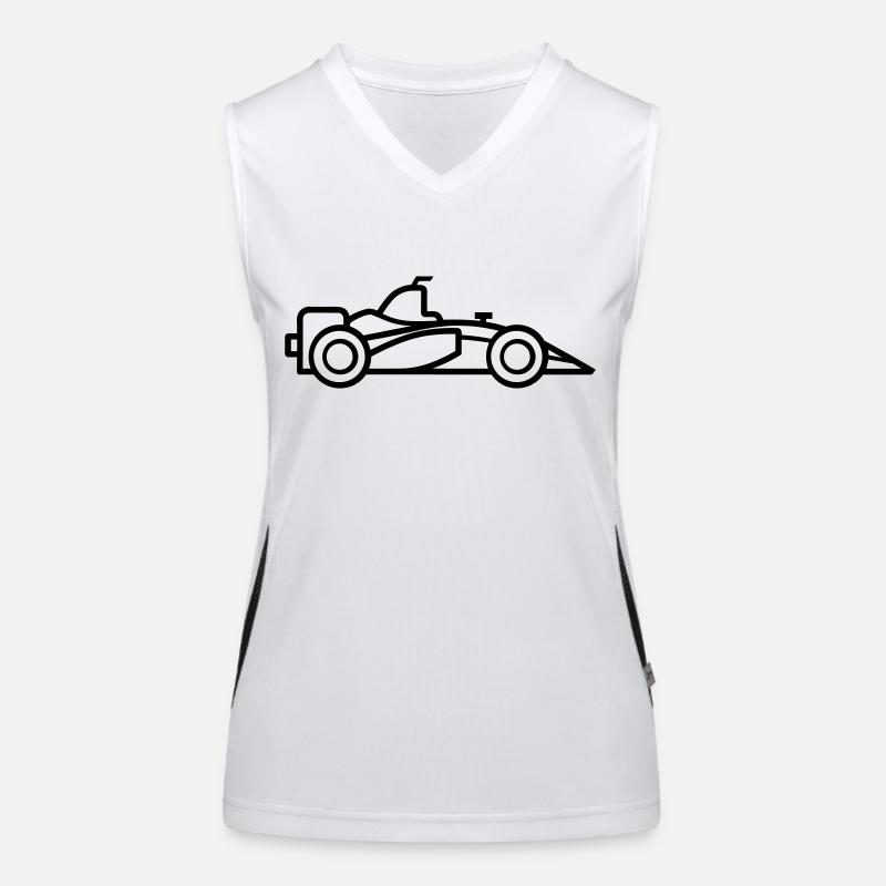 Race Car Women's Functional Contrast Tank Top