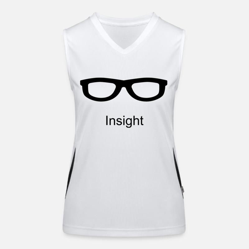 INSIGHT Durchblick Funktionelles Kontrast-Tank Top für Frauen