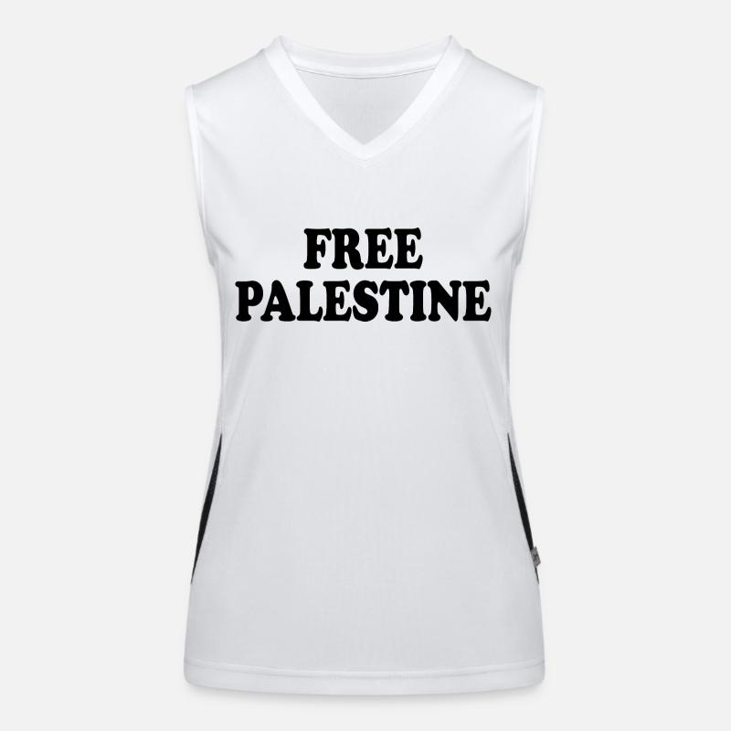 Palestine libre Débardeur respirant contrasté Femme
