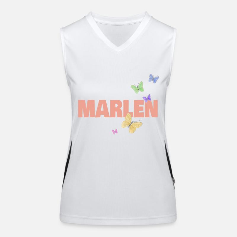 Marlen as Marlen Women's Functional Contrast Tank Top