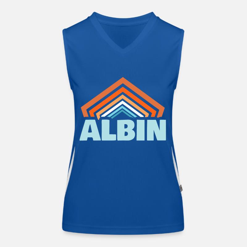 First name Albin Women's Functional Contrast Tank Top