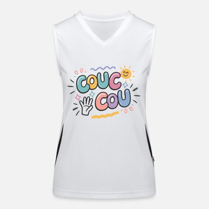 Coucou - Style Décontracté Débardeur respirant contrasté Femme