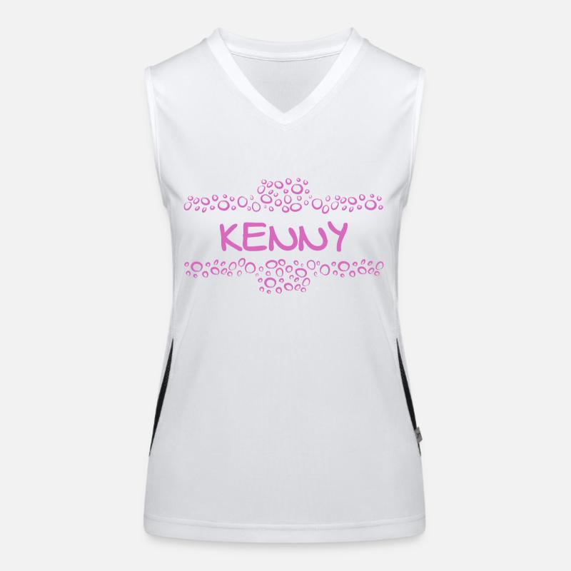 First name Kenny Women's Functional Contrast Tank Top