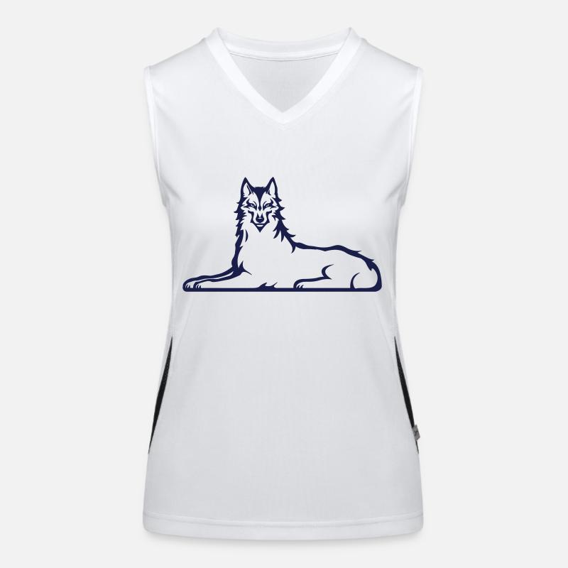Chechen Wolf 2025 edition Women's Functional Contrast Tank Top