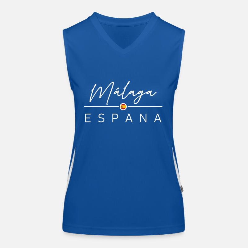Spain - Málaga - Malaga - Spanien - Espana Funktionelles Kontrast-Tank Top für Frauen
