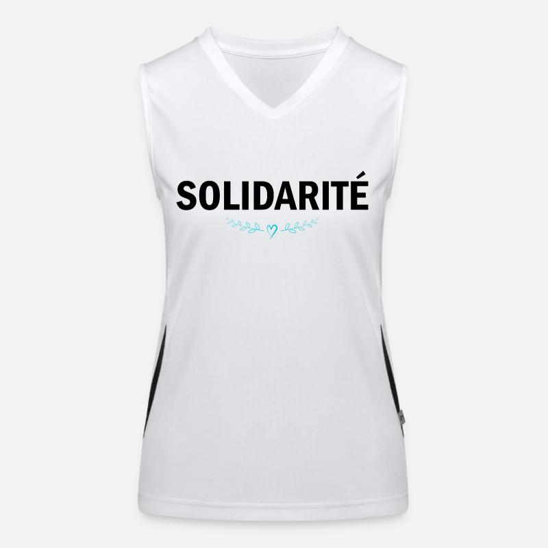 Solidarité Débardeur respirant contrasté Femme