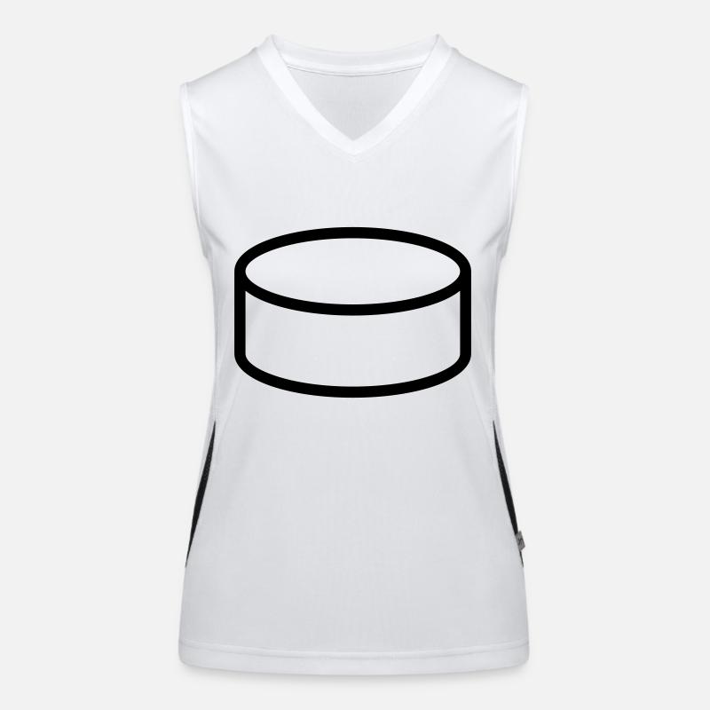 Zylinder Funktionelles Kontrast-Tank Top für Frauen