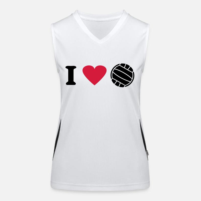 volleyball Débardeur respirant contrasté Femme