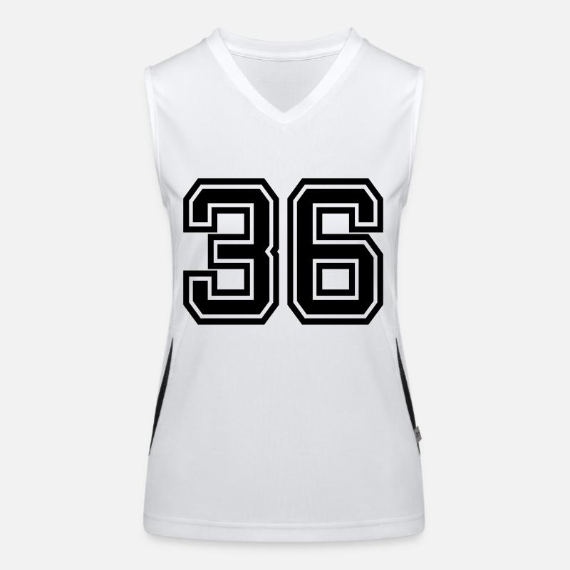 36 Funktionelles Kontrast-Tank Top für Frauen