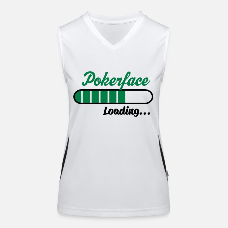 Pokerface Loading... Funktionelles Kontrast-Tank Top für Frauen