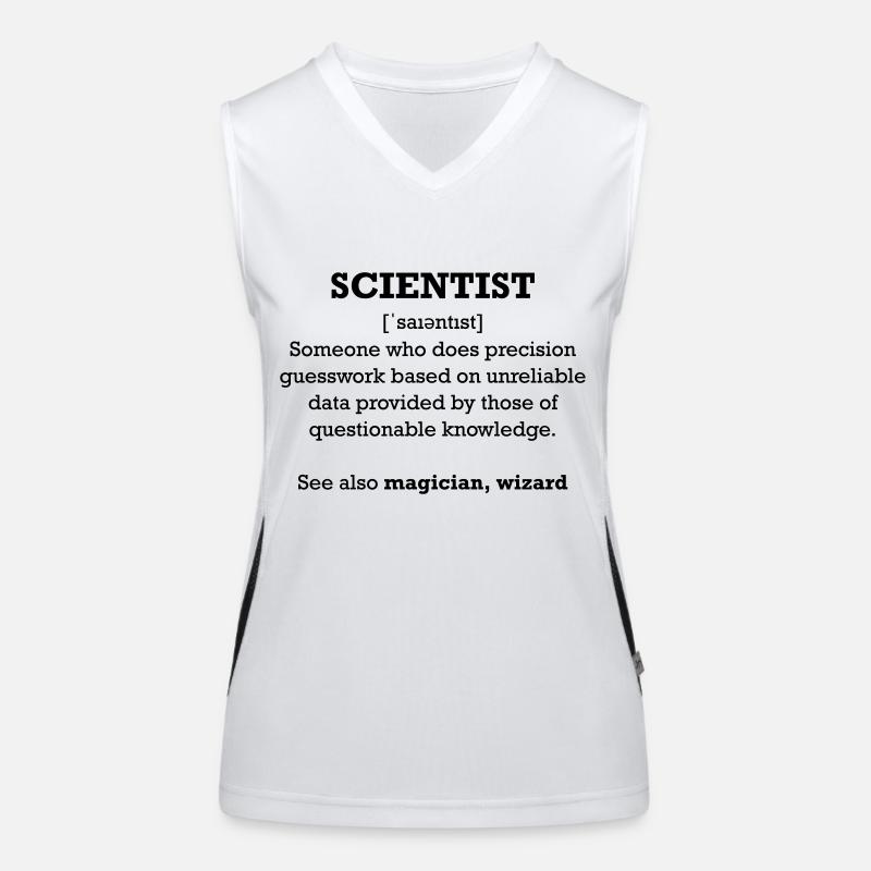 Scientist - wizard Funktionelles Kontrast-Tank Top für Frauen