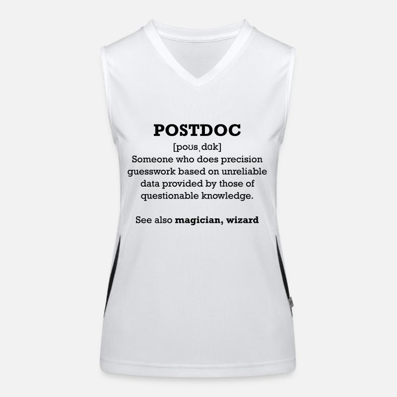 Postdoc - wizard Women's Functional Contrast Tank Top