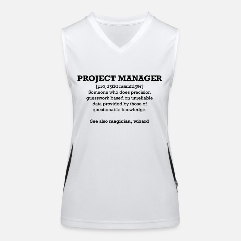 Project manager - wizard Funktionelles Kontrast-Tank Top für Frauen