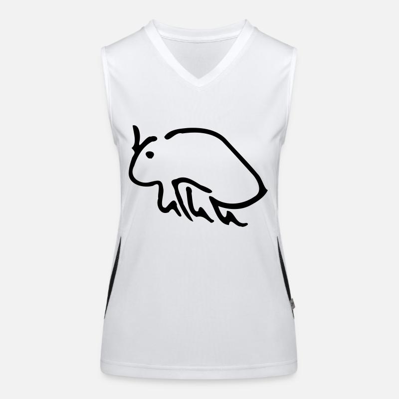 floh Funktionelles Kontrast-Tank Top für Frauen