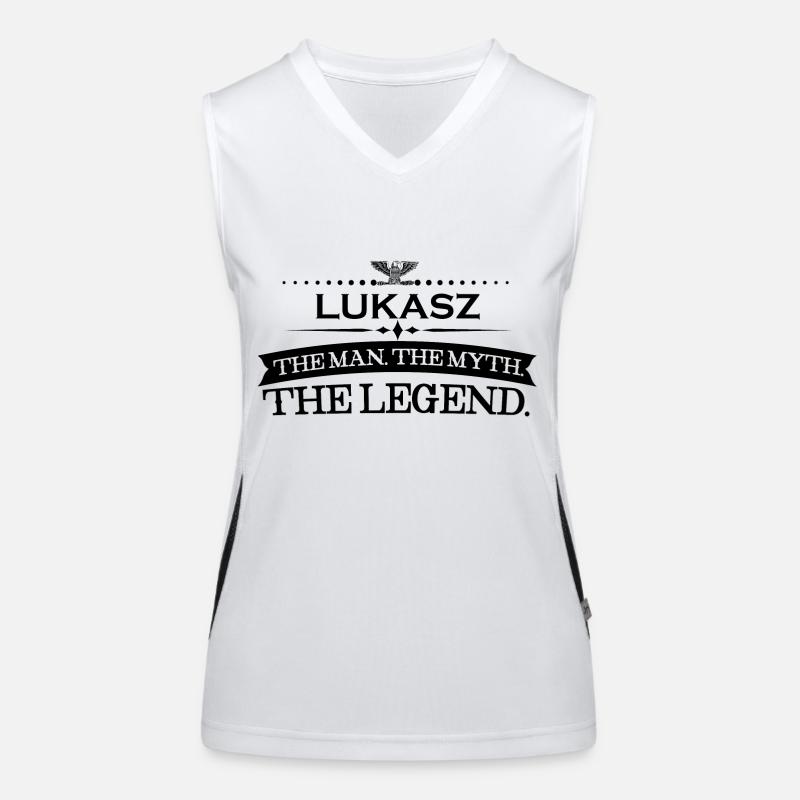 Mann mythos legende geschenk Lukasz Women's Functional Contrast Tank Top