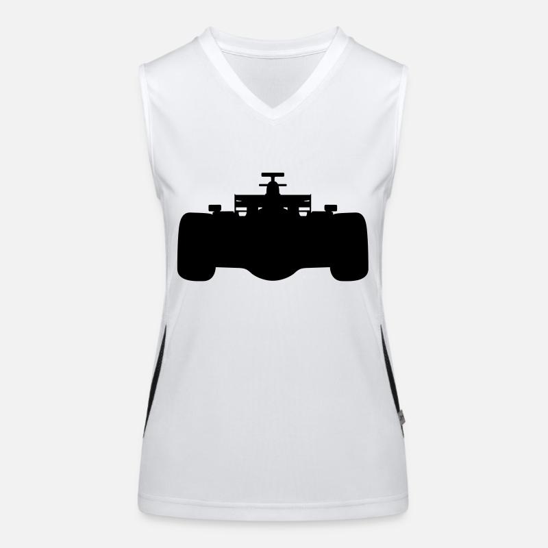 F1 # 1 Funktionelles Kontrast-Tank Top für Frauen