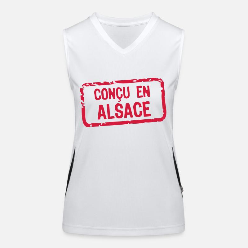 designed label alsace Women's Functional Contrast Tank Top