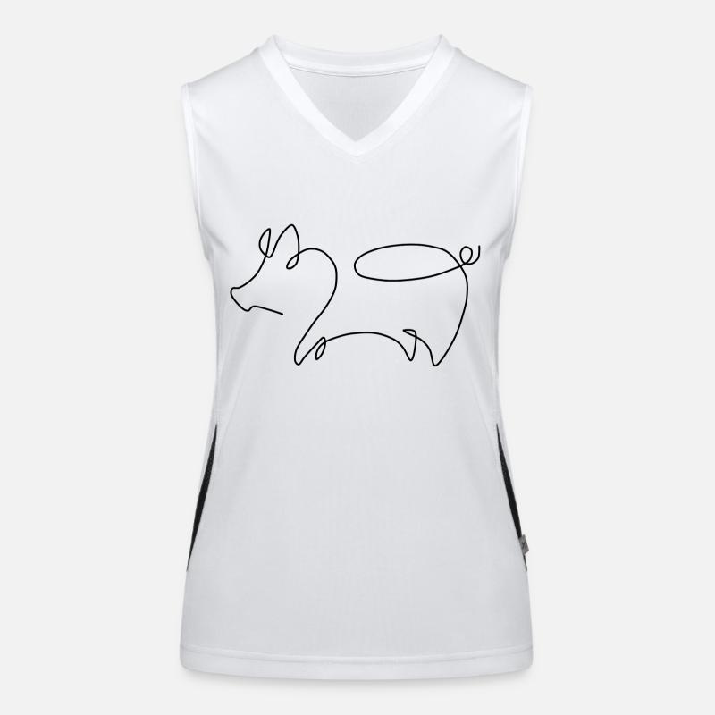 pig Women's Functional Contrast Tank Top