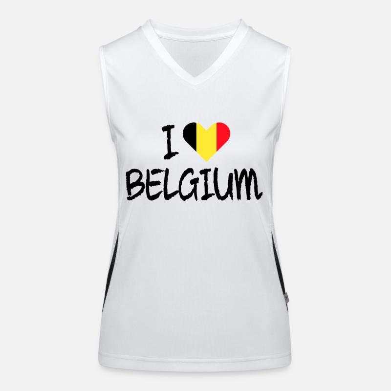 Belgium Débardeur respirant contrasté Femme