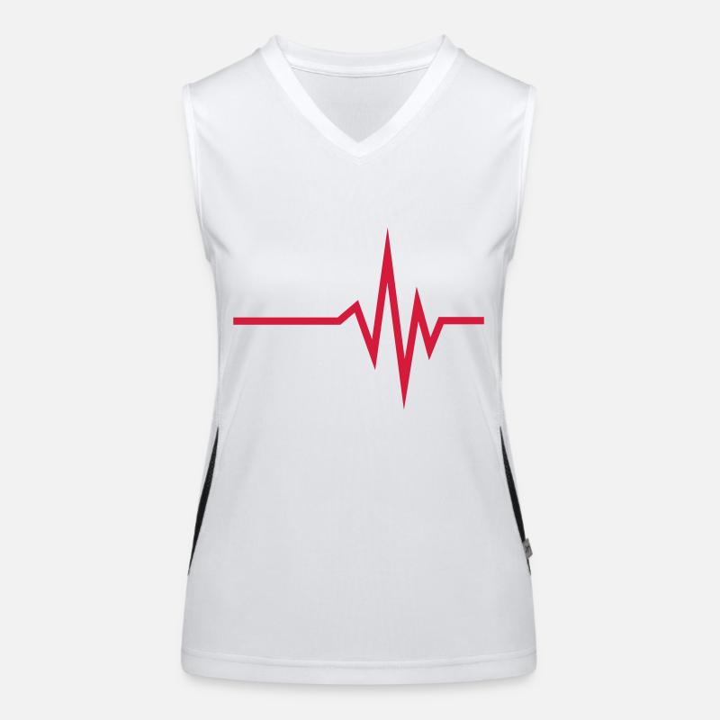 frequenz_beat__f1 Funktionelles Kontrast-Tank Top für Frauen