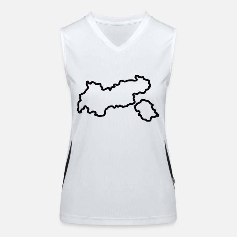 Tirol Funktionelles Kontrast-Tank Top für Frauen