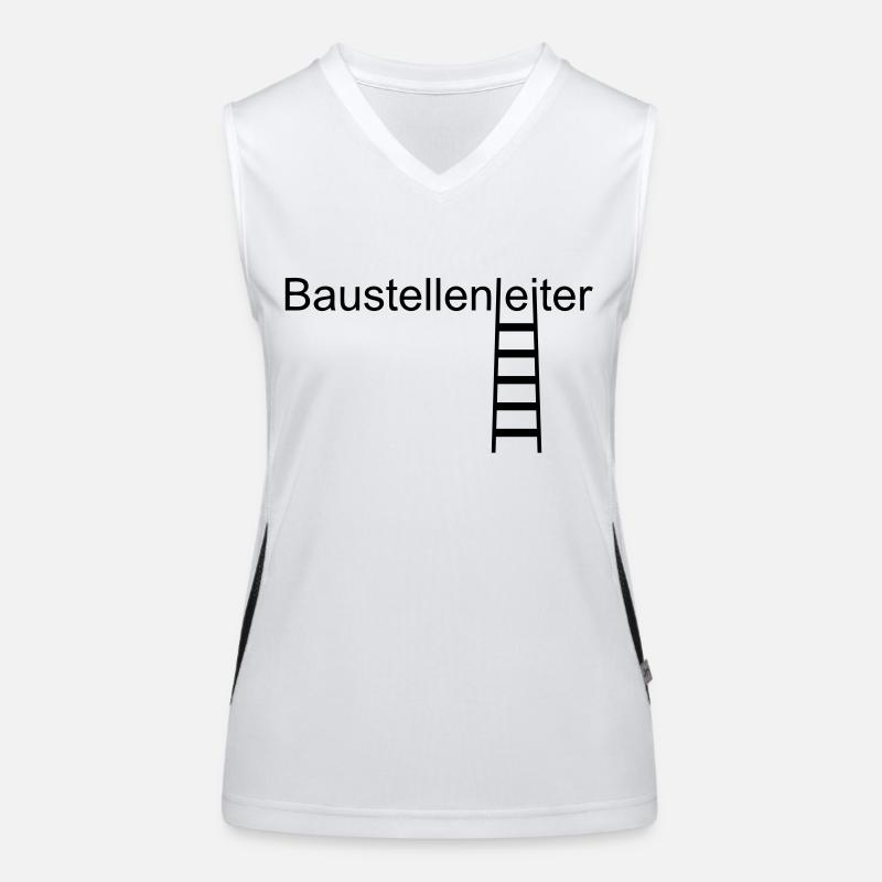 Baustellenleiter Funktionelles Kontrast-Tank Top für Frauen