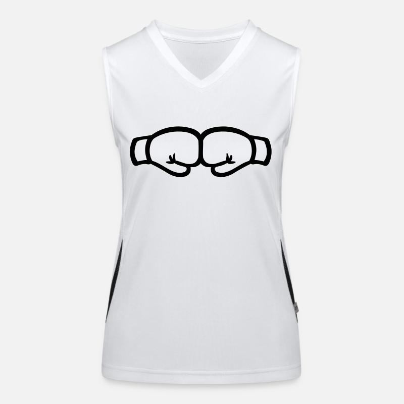 Boxe Débardeur respirant contrasté Femme