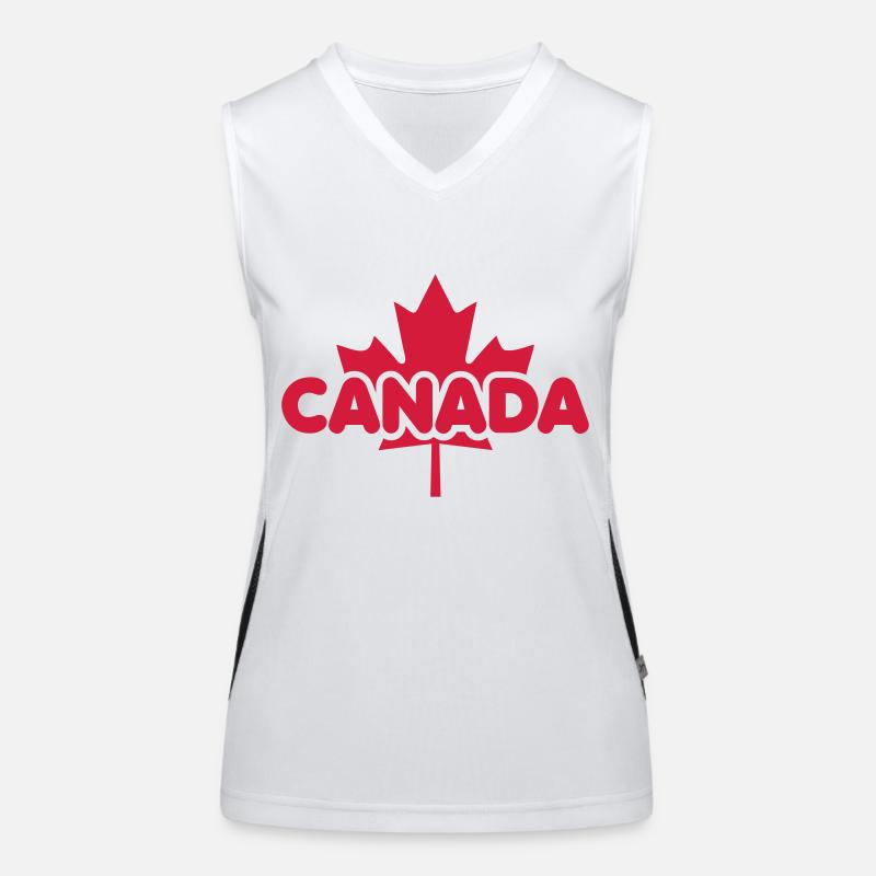 CANADA Maple Leaf Women's Functional Contrast Tank Top