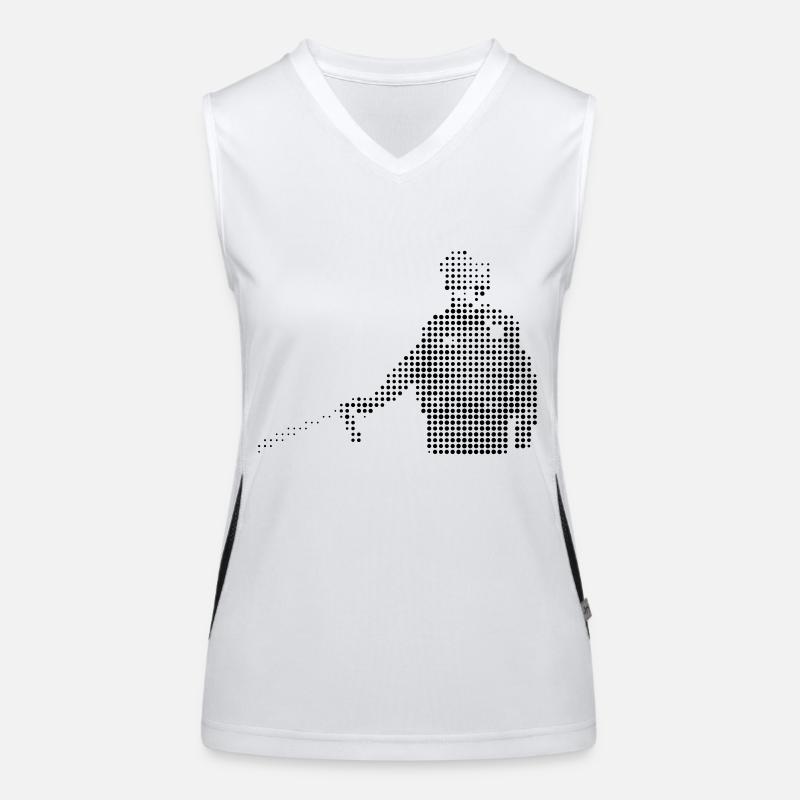 Bekannte Personen: Sergeant Pepperspray Women's Functional Contrast Tank Top