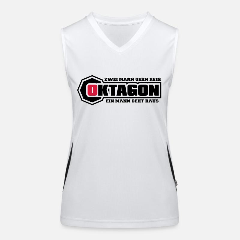 oktagon_2c Funktionelles Kontrast-Tank Top für Frauen