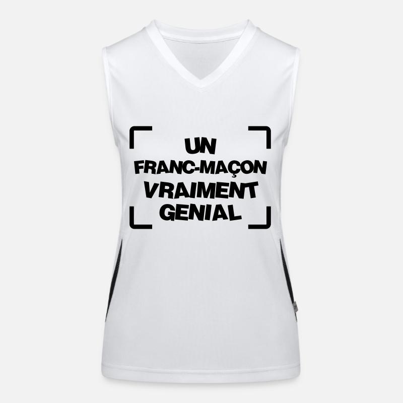 Franc-Maçonnerie / Franc Maçonnerie / Franc Maçon Débardeur respirant contrasté Femme