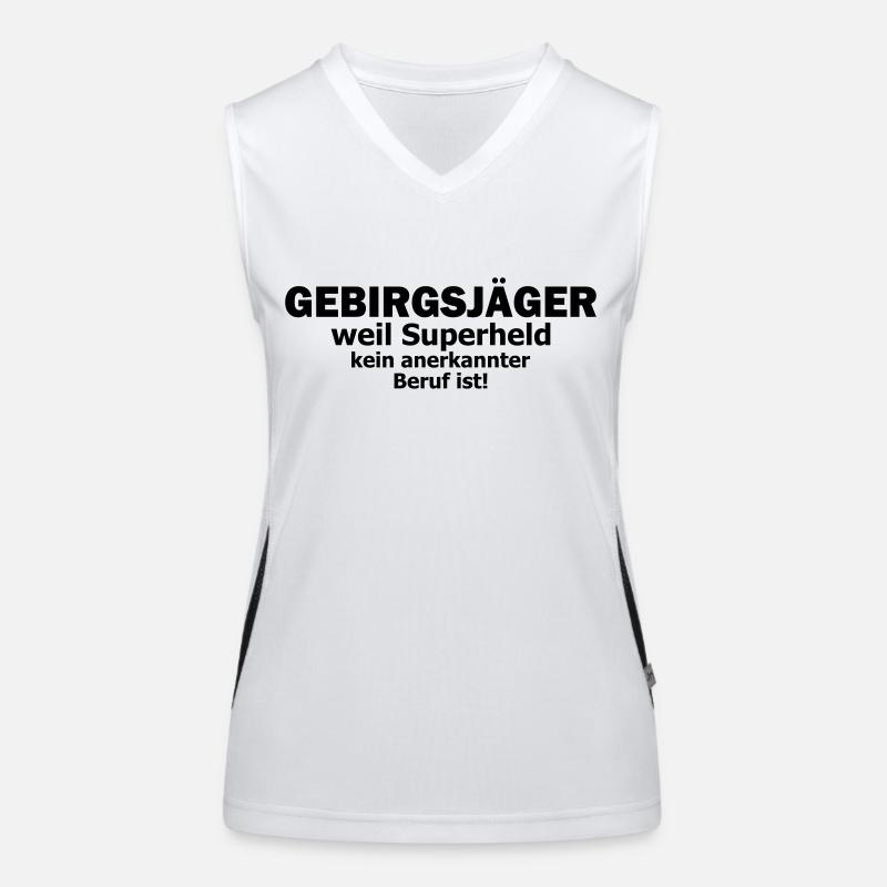 gebirgsjäger Funktionelles Kontrast-Tank Top für Frauen