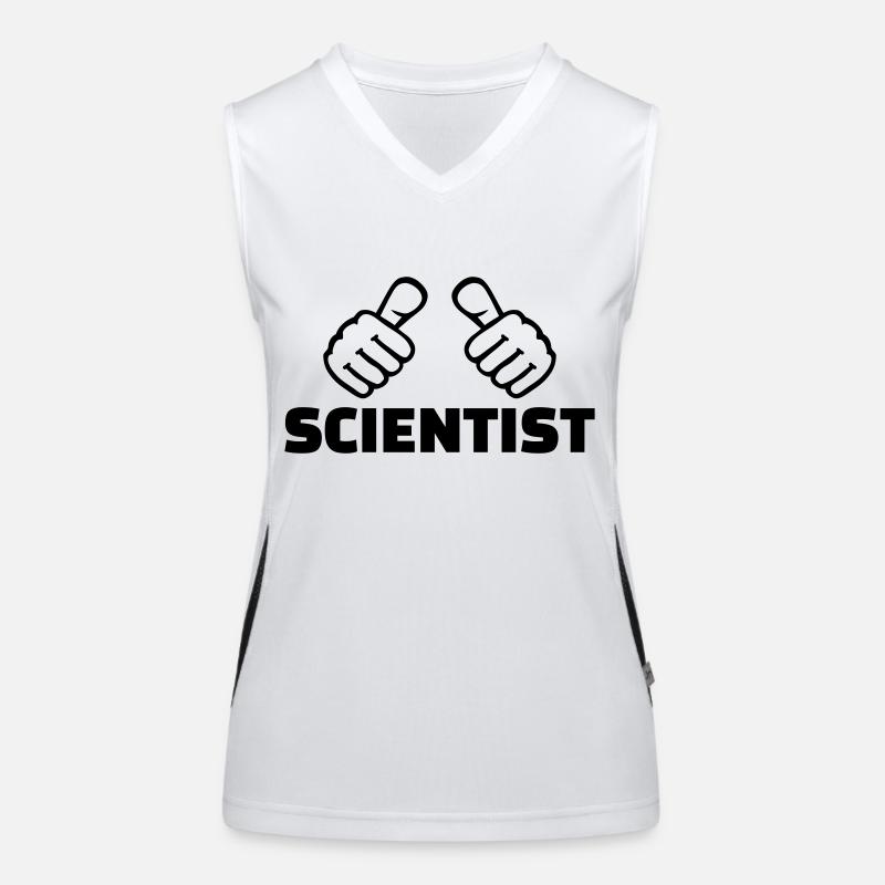 Scientist Funktionelles Kontrast-Tank Top für Frauen
