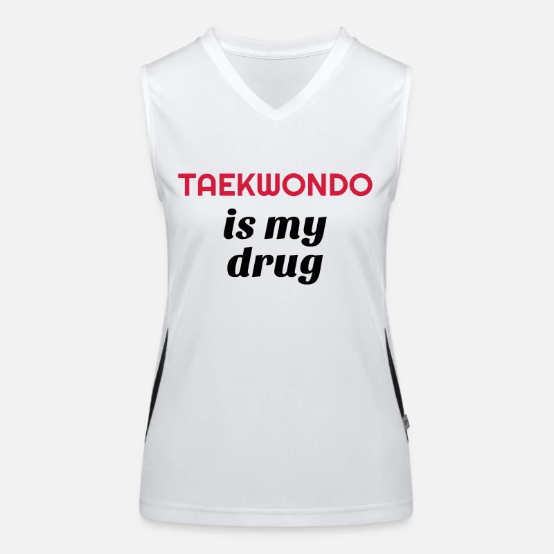 Taekwondo Taekwondoin Tae-Kwon-Do Tae Kwon Do Débardeur respirant contrasté Femme