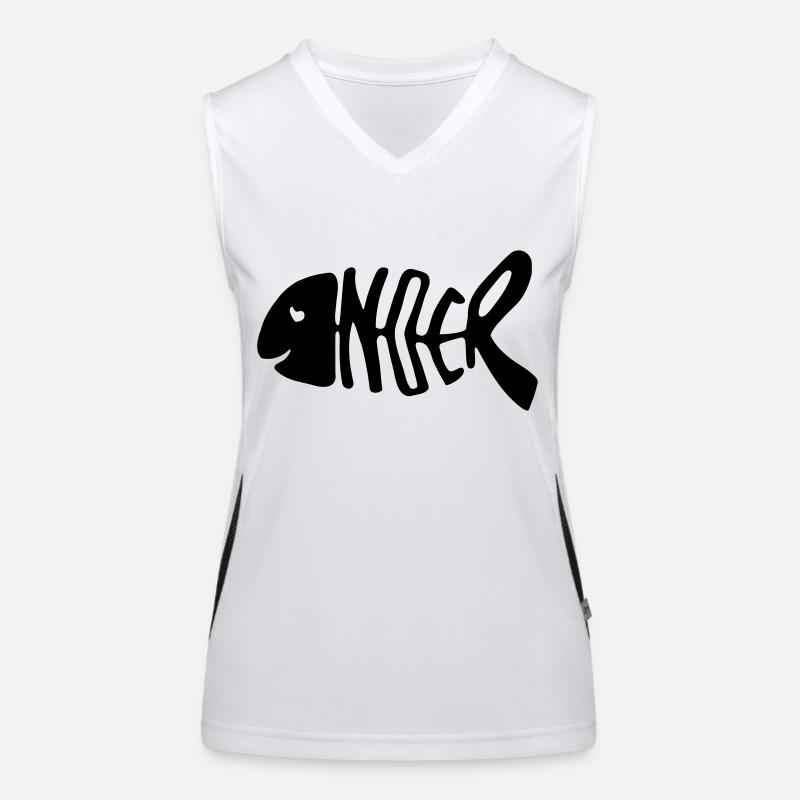 Noer poisson exitshirt Débardeur respirant contrasté Femme