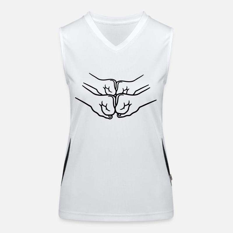Punch 4 hands Women's Functional Contrast Tank Top