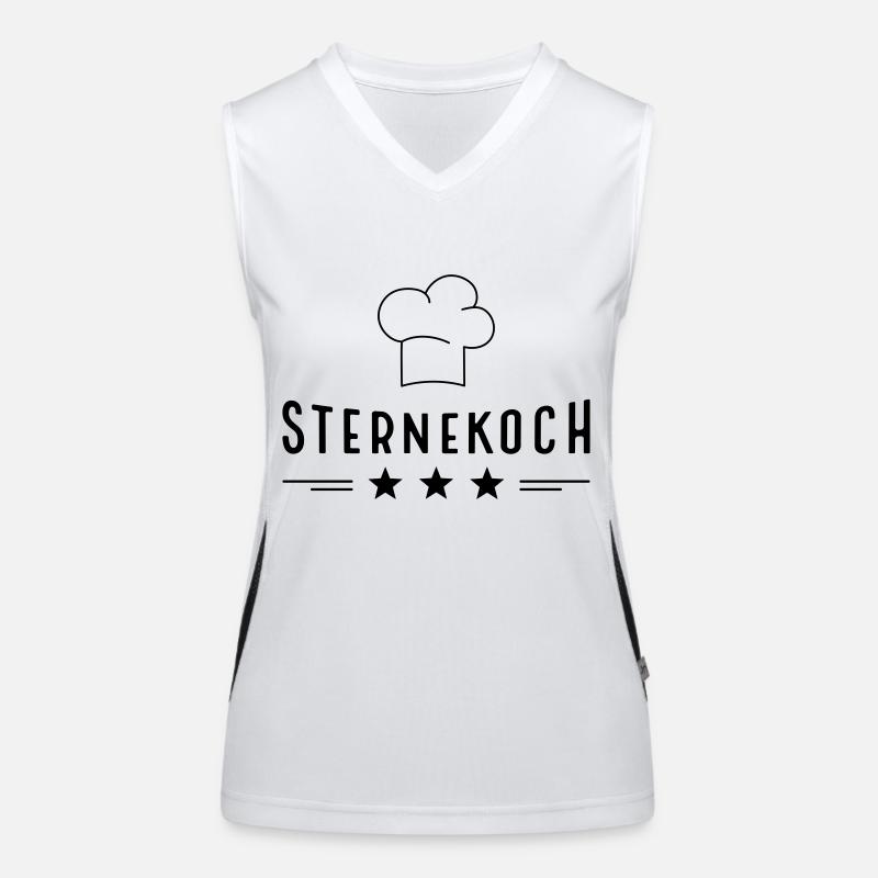 Sternekoch Funktionelles Kontrast-Tank Top für Frauen