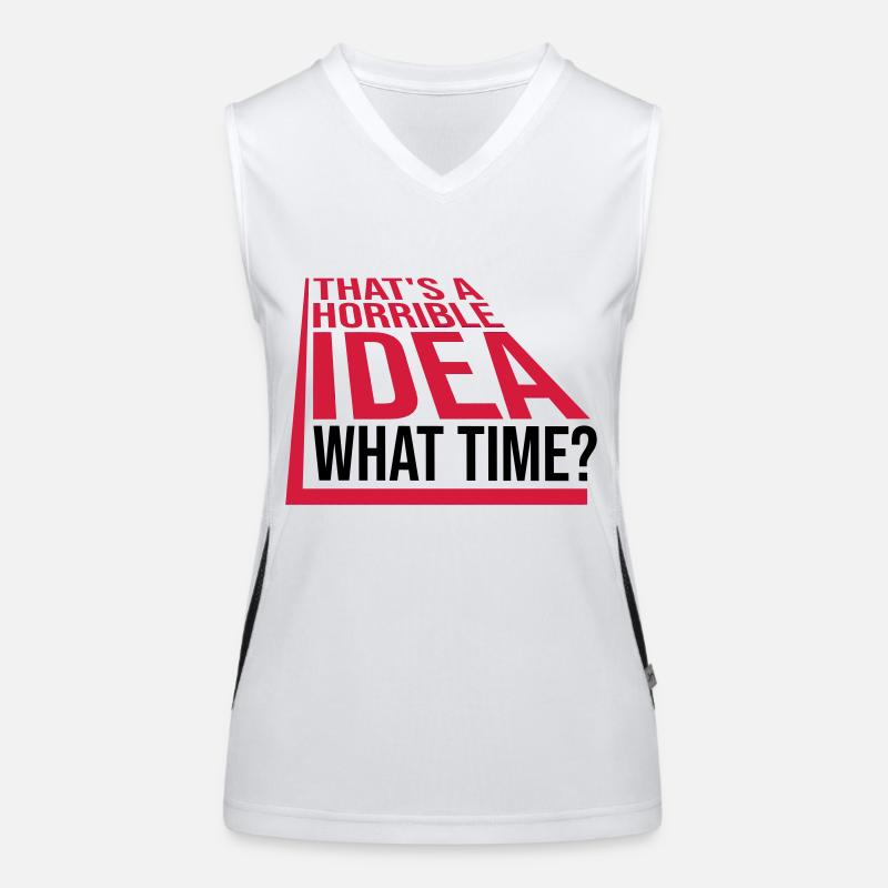 Thats a horrible Idea Women's Functional Contrast Tank Top