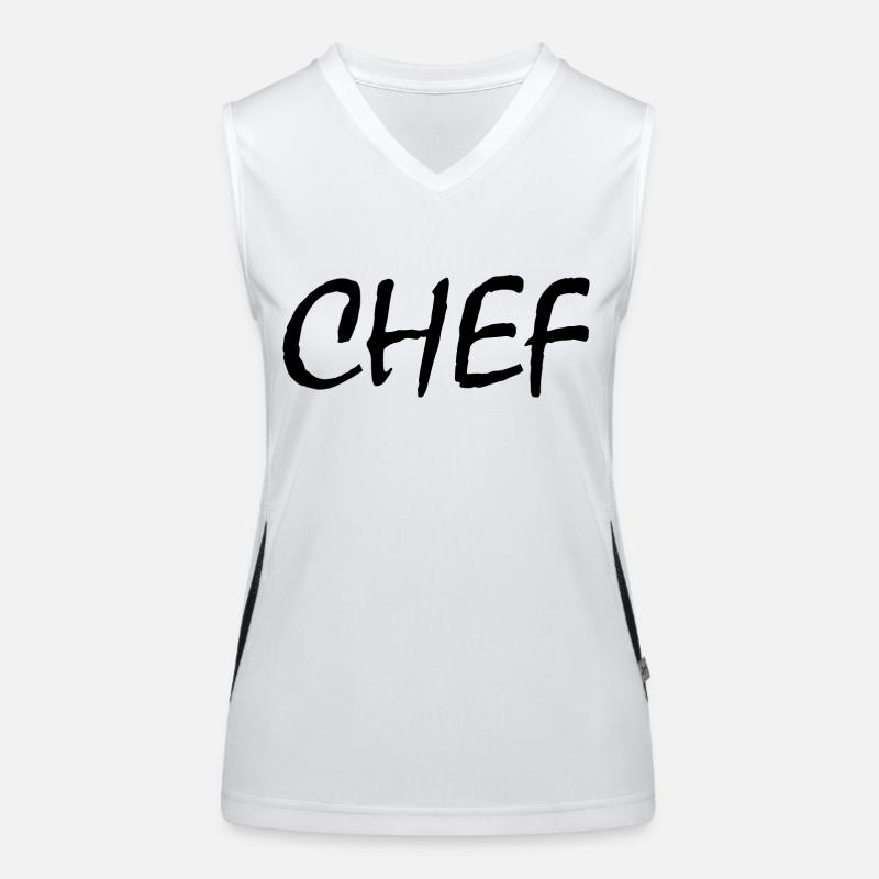 Chef Débardeur respirant contrasté Femme